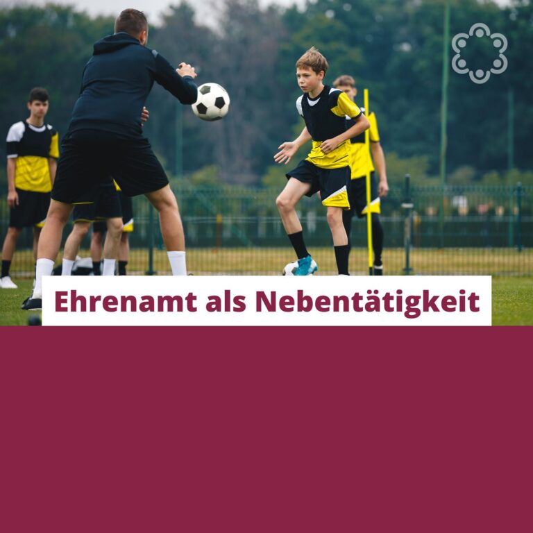Ehrenamt als Nebentätigkeit