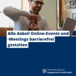 Alle dabei! Online-Events und -Meetings barrierefrei gestalten