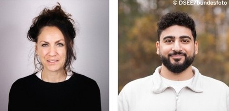Katharina Mosene und Arian Abbasi