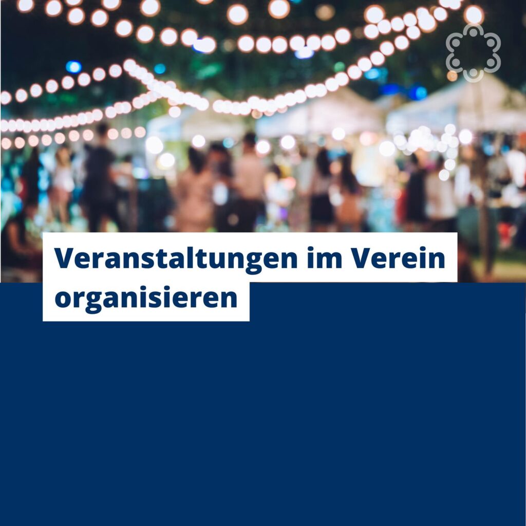 Veranstaltungen im Verein organisieren