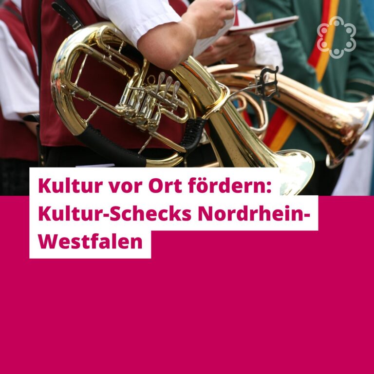 Förderung lokaler Kulturprojekte: Kultur-Schecks Nordrhein-Westfalen