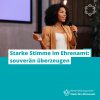 Starke Stimme im Ehrenamt: souverän überzeugen